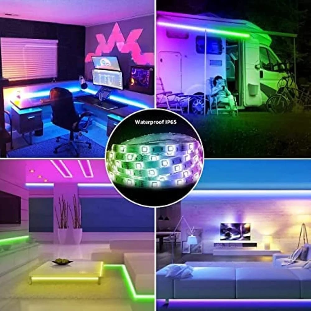 LED avec télécommande usb
