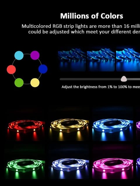 LED avec télécommande usb