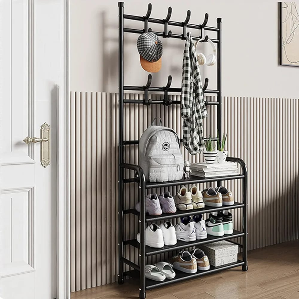 Étagère De Rangement De Chaussures Et Accessoires
