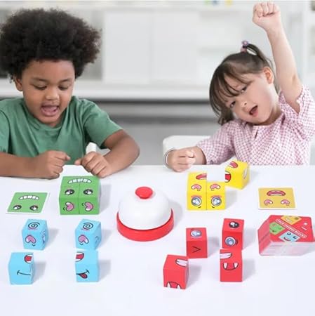 Jeu de cube changement de visage