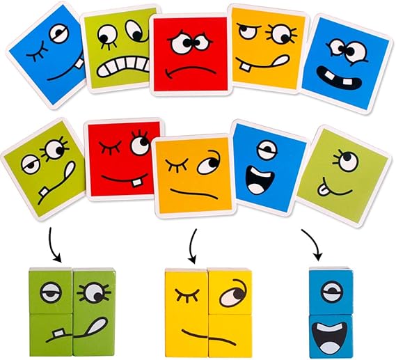 Jeu de cube changement de visage