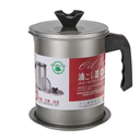 Récipient filtre à huile de cuisine avec passoire