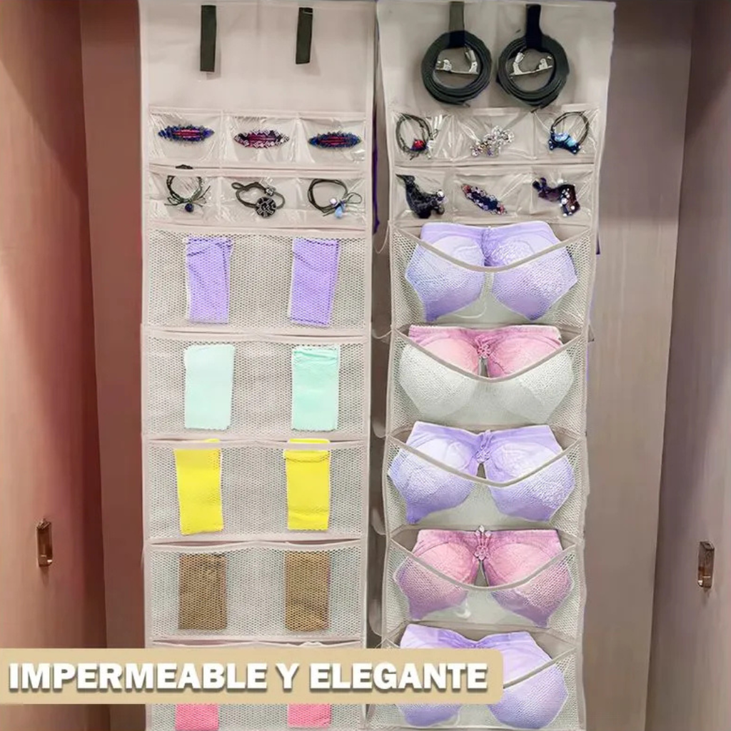 Porte-rangement suspendu avec poches pour chaussures