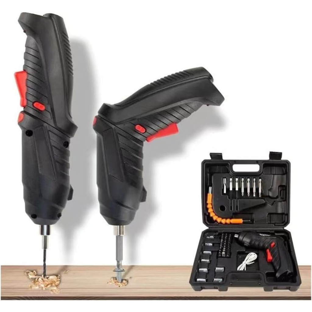 Tournevis Électrique Sans Fil avec Coffret 45 Pièces