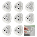 Roulette pivotante discrète pour meubles