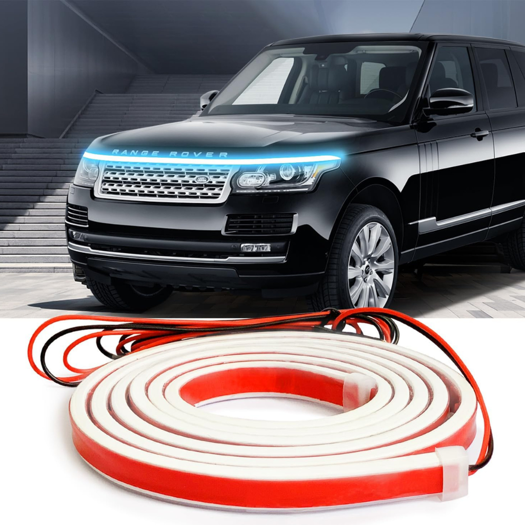 Bande lumineuse LED pour capot de voiture