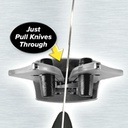 Affûteur de couteaux en acier inoxydable