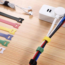 Lot de 40 Organisateurs de câble réglables réutilisable