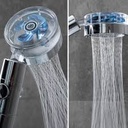 Pommeau de Douche à Hélice Haute Pression Économie d'Eau