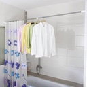 Tringle À Rideau De Douche Réglable Sans Perçage