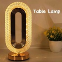 Lampe de table en cristal