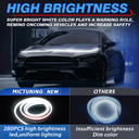 Bande lumineuse LED pour capot de voiture