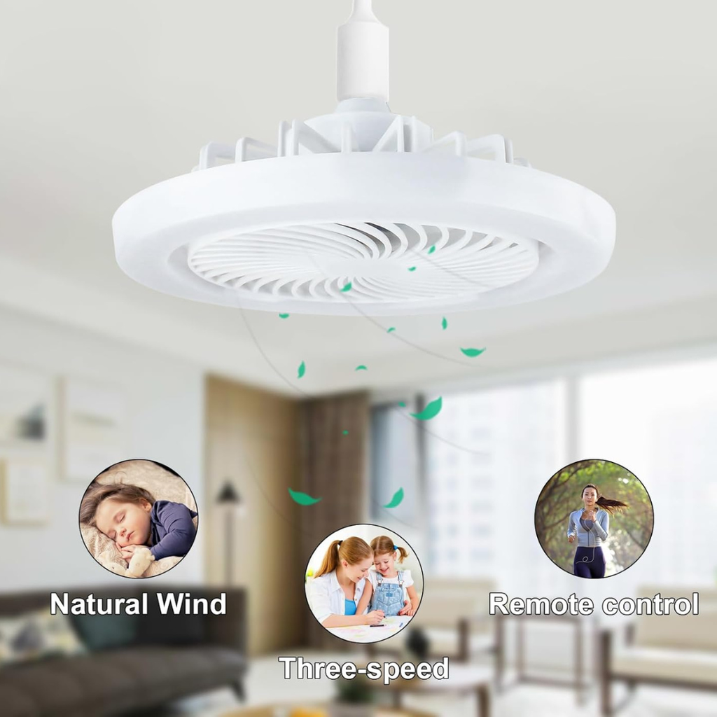 Ventilateur de Plafond LED 2-en-1
