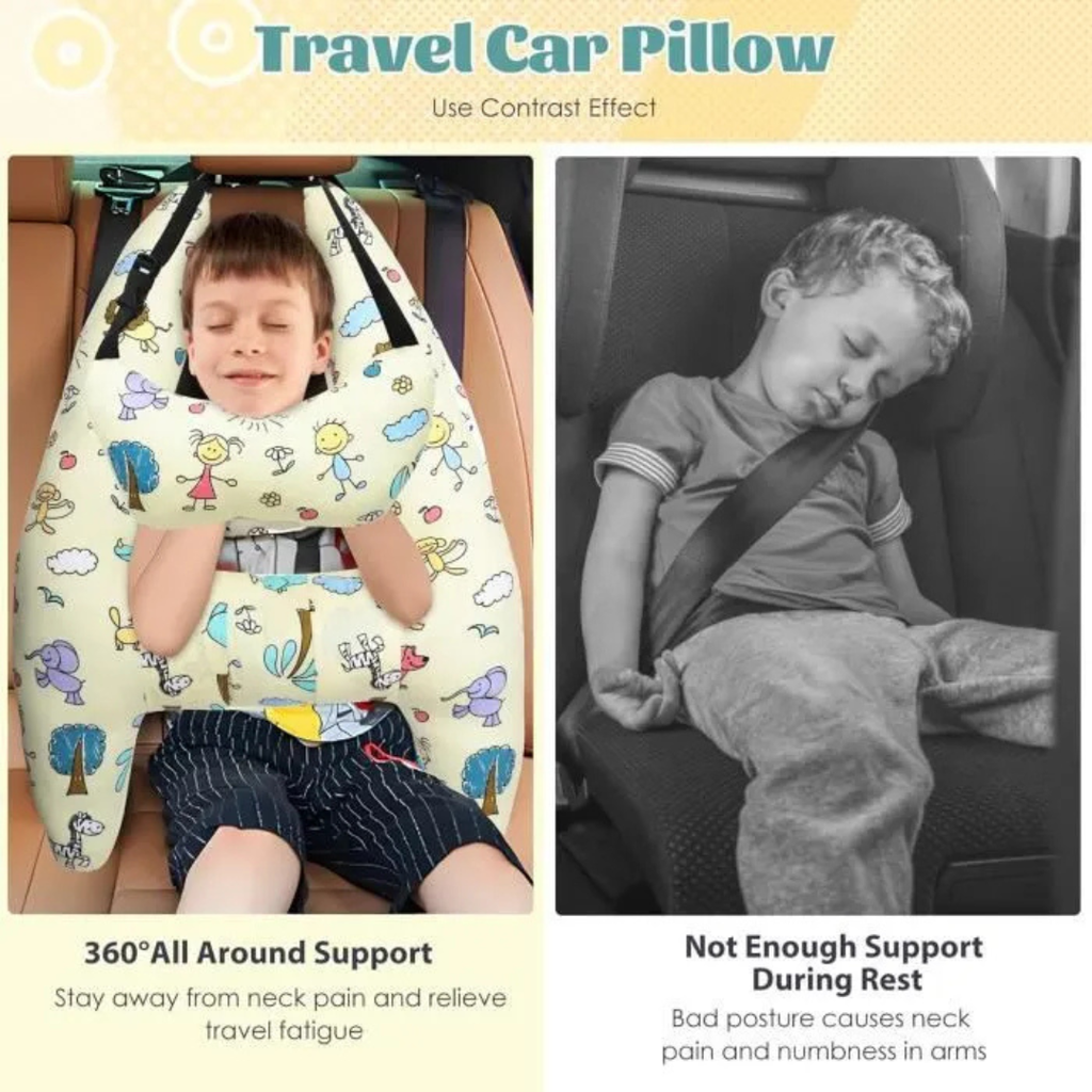 Oreiller de voyage et Sécurité pour enfant