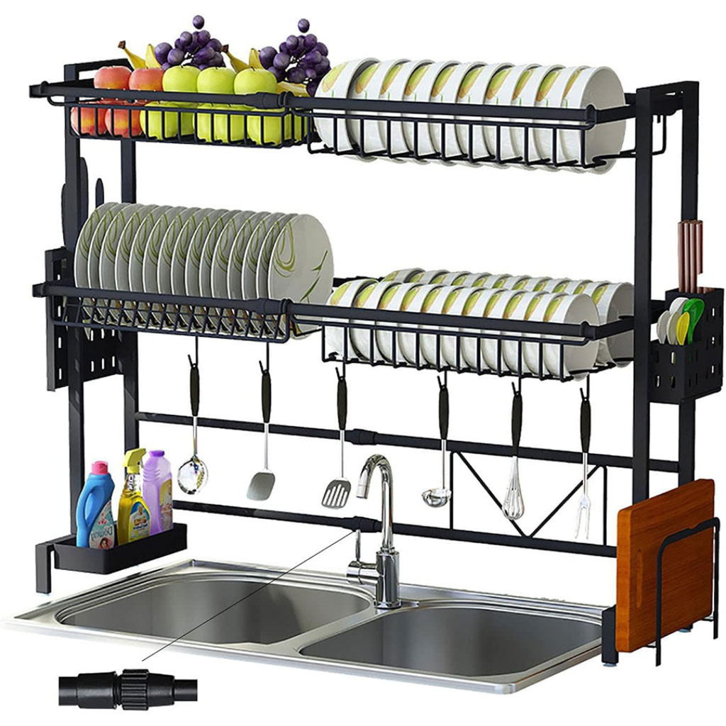 Egouttoir Vaisselle Cuisine à Longueur Extensible