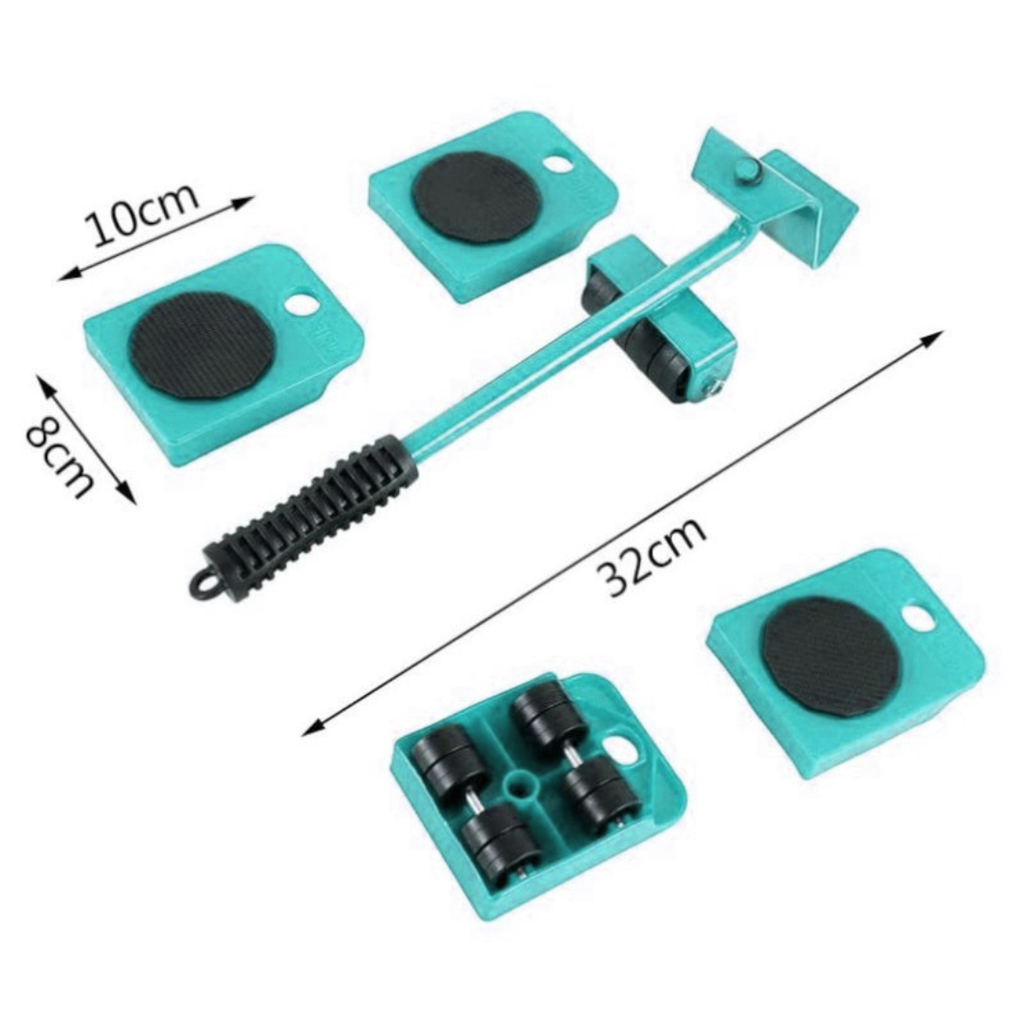 Kit de déplace meuble glissière roulettes