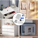 Serrure électronique d’armoire avec carte de déverrouillage