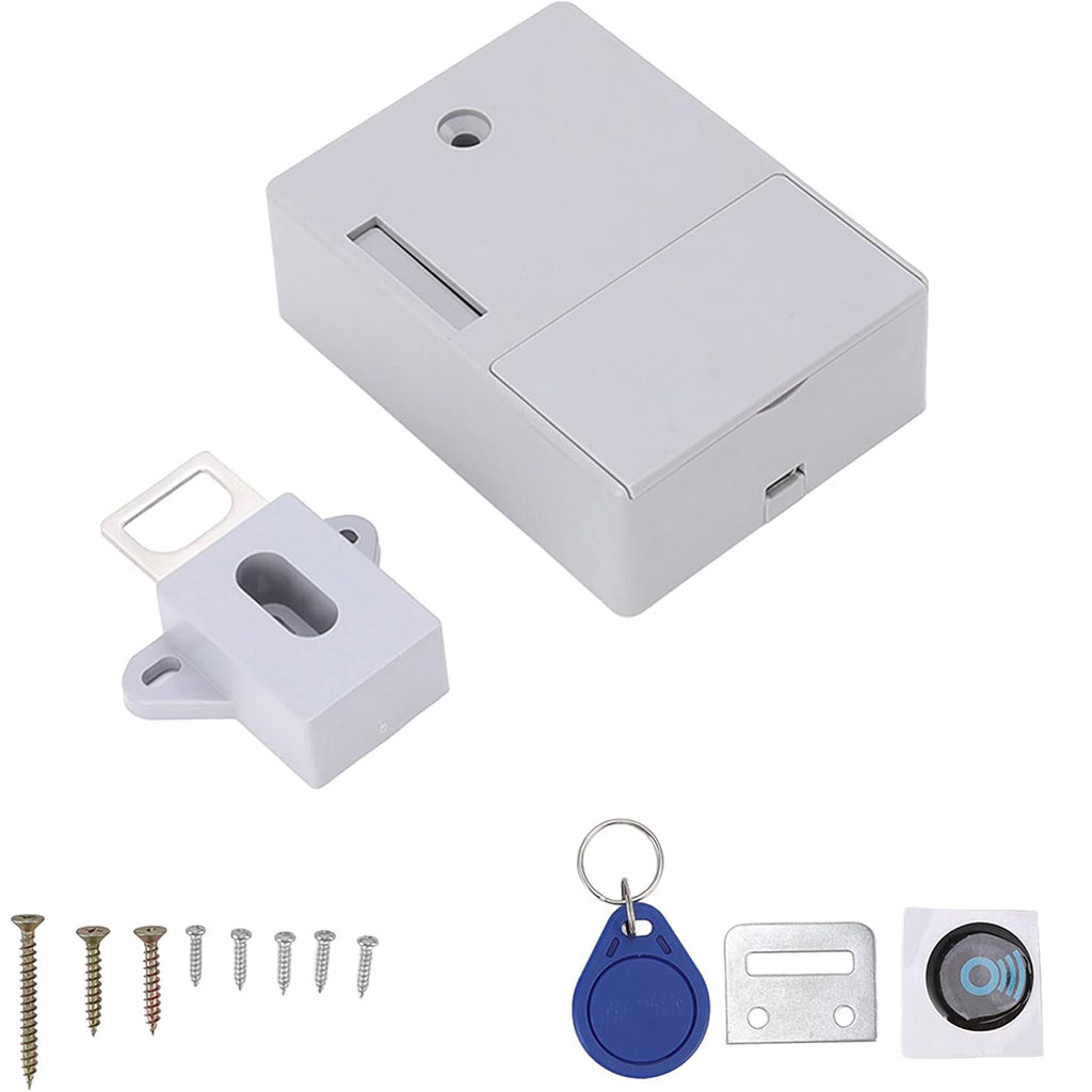 Serrure électronique d’armoire avec carte de déverrouillage