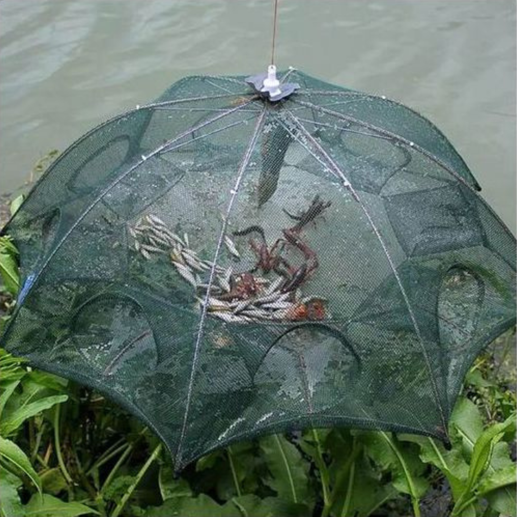 Filet de Pêche Automatique Pliable 8 Trous