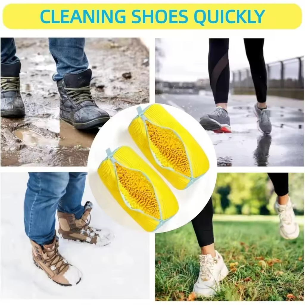 Sac de Lavage pour Chaussures en Microfibre