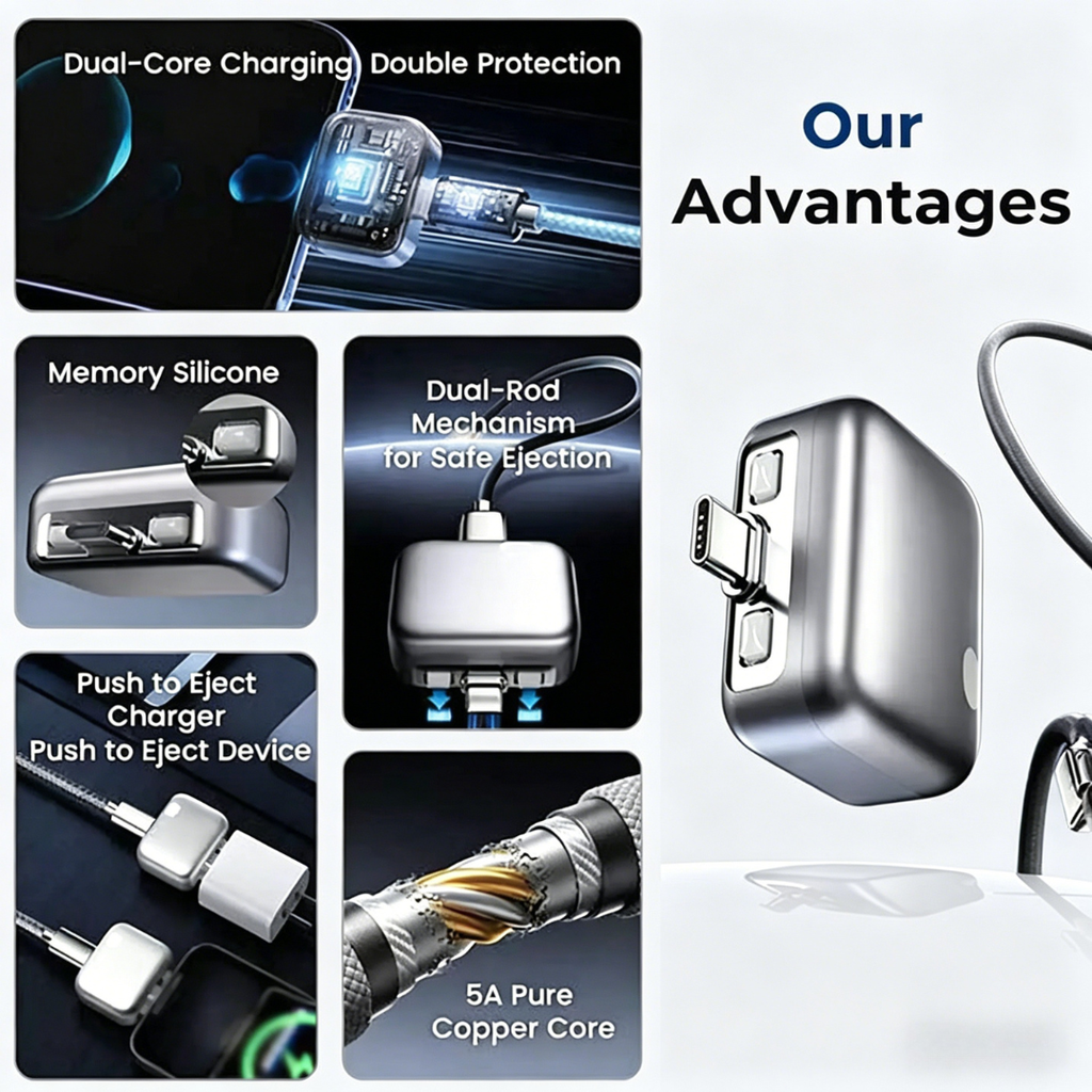 Chargeur Intelligent Type-C à Coupure Automatique