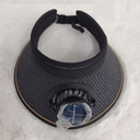 Visière Solaire avec Ventilateur Intégré Rechargeable