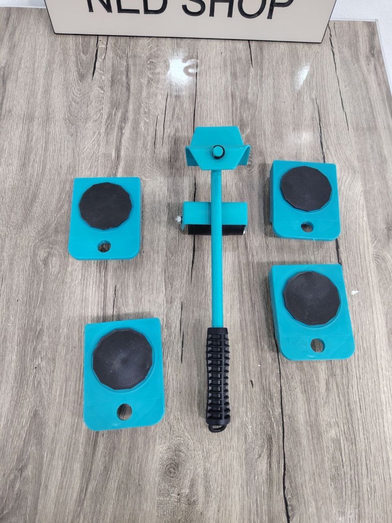 Kit de déplace meuble glissière roulettes