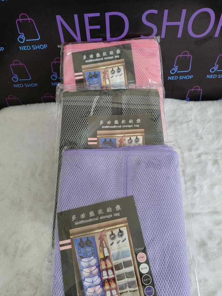 Porte-rangement suspendu avec poches pour chaussures