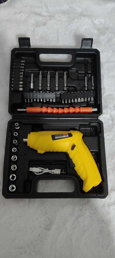Tournevis Électrique Sans Fil avec Coffret 45 Pièces