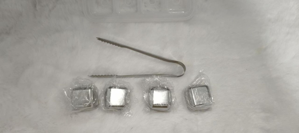 Pierres de refroidissement en acier inoxydable