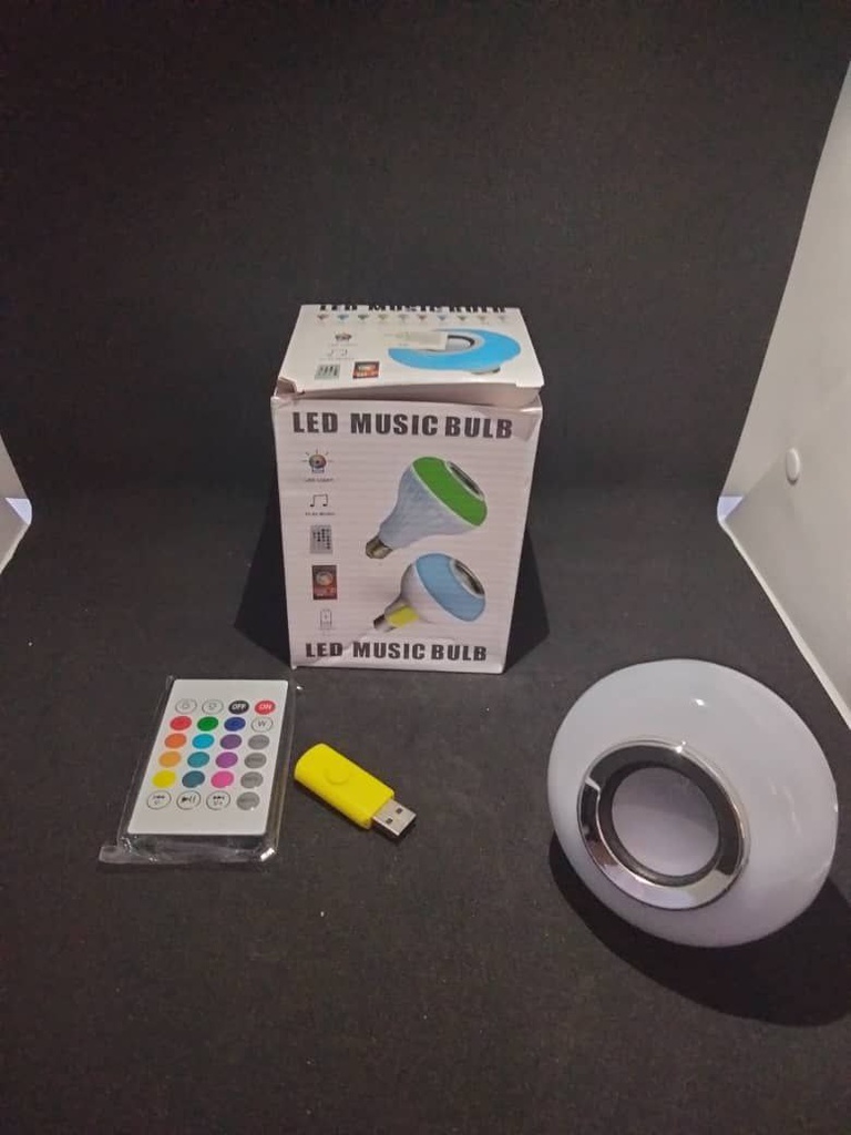 Ampoule Led Bluetooth + disque flash USB