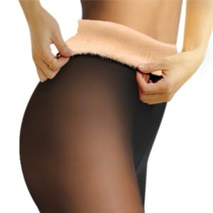Collant Thermique Doublé Polaire – Noir