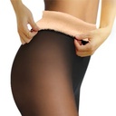 Collant Thermique Doublé Polaire – Noir